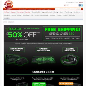 50%OFF Razer Deals and Coupons