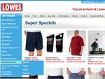 50%OFF Lowes Menswear Deals and Coupons