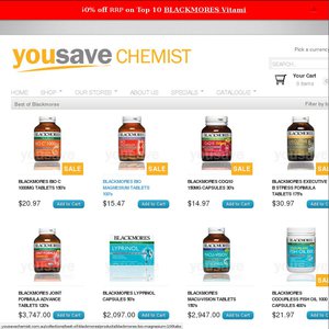 50%OFF BLACKMORE VITAMINS AND MINERALS , SPORTS WEAR AND NIVEA DAILY ESSENTIALS RANGE Deals and Coupons