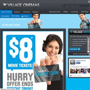 50%OFF Movie Tickets for VMC members until Midnight tonight for sessions up to Wednesday March 26 Deals and Coupons