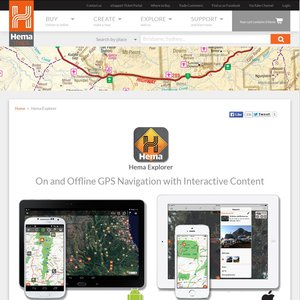 50%OFF HEMA Explorer app, In-App maps Deals and Coupons