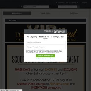 50%OFF Scoopon VIP Events Deals and Coupons