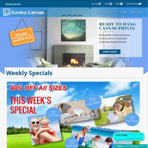 40%OFF Canvas Print Sizes Deals and Coupons