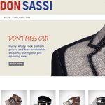 50%OFF Don Sassi  Fine Nappa Leather Suit Belts Deals and Coupons