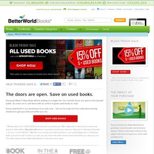 15%OFF Used Books Deals and Coupons