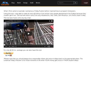 50%OFF Universal Trolley Coin Unlocker Deals and Coupons