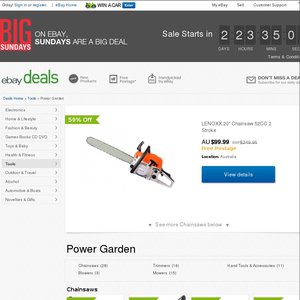 50%OFF YUKON Stroke Petrol Chainsaw Deals and Coupons