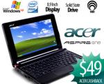 50%OFF Acer Aspire One Netbook Deals and Coupons