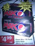 40%OFF Pepsi Max Deals and Coupons