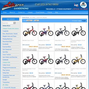 54%OFF Kids AFL 16, 20 and 24 Inch Bikes Deals and Coupons