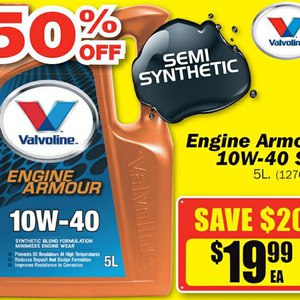 62%OFF Valvoline Engine Armour Oil Deals and Coupons