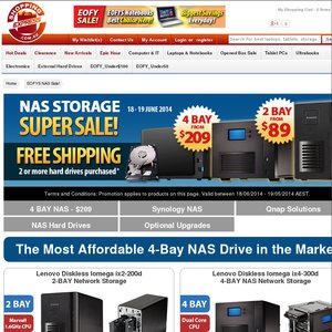 50%OFF Lenovo 2 Bay Deals and Coupons
