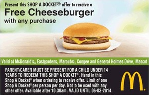 50%OFF McDonald's Cheeseburgers  Deals and Coupons