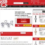 50%OFF Swarovski Elements CLASSIC 6MM EARRINGS Deals and Coupons