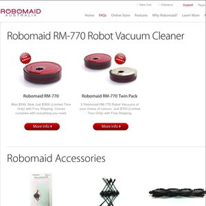 40%OFF  Robomaid RM-770 Vacuum Cleaner  Deals and Coupons