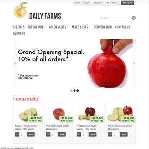 10%OFF All Fruits and Veggies Orders Deals and Coupons