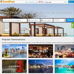 10%OFF TravelPony Deals and Coupons