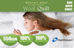 50%OFF 550GSM wool Quilt Deals and Coupons