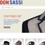 50%OFF Don Sassi Nappa Leather Suit Belts Deals and Coupons