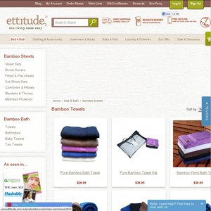 20%OFF Ettitude bamboo towels and bathrobes. Deals and Coupons