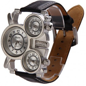 50%OFF Olum Three Time Display Quartz Men's Sport Wrist Watch Deals and Coupons