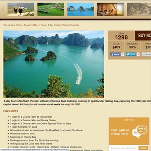 17%OFF Hanoi - Ha Long - Sapa Tour Deals and Coupons