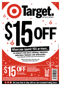 50%OFF Clothing at target Deals and Coupons
