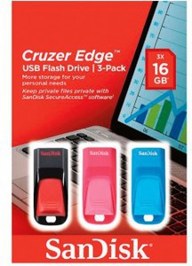 50%OFF Scandisk 3 Pack 16GB Flash Drive Deals and Coupons