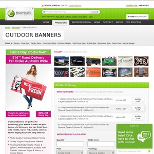 20%OFF Outdoor Banners Deals and Coupons