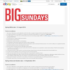 10%OFF Ebay Spring Home and Garden sale Deals and Coupons
