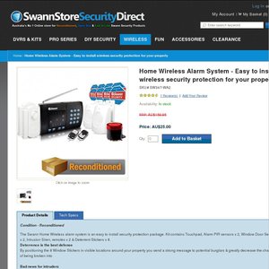 80%OFF refurbished Swann Home Wirelesss Alarm system Deals and Coupons