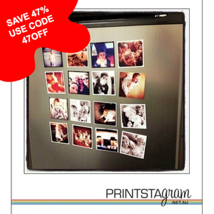 47%OFF Personalised Photo Magnets - Set of 16 Deals and Coupons