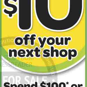 50%OFF $10 Off at Woolworths Deals and Coupons