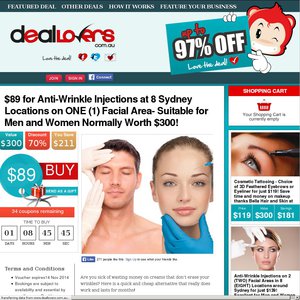 50%OFF Anti Wrinkle Injections Deals and Coupons