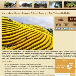 39%OFF Viet Nam tour Deals and Coupons