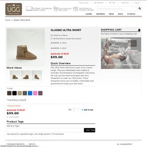 65%OFF Australian Made Classic Short UGG Deals and Coupons