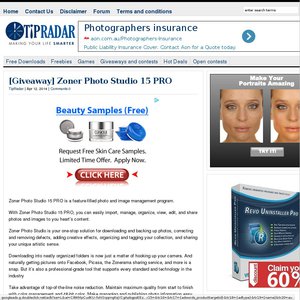 FREE  Zoner Photo Studio 15 PRO Deals and Coupons