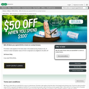 50%OFF Contact Lenses Deals and Coupons