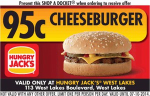 50%OFF Fast Food Vouchers Deals and Coupons