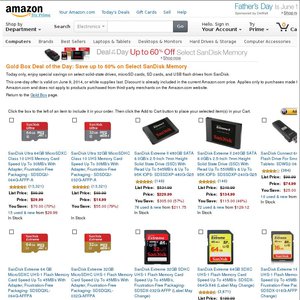 60%OFF select SanDisk Memory Deals and Coupons