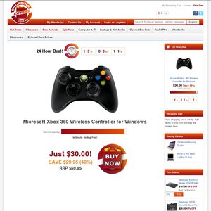 50%OFF Xbox 360 Controller for Windows Deals and Coupons