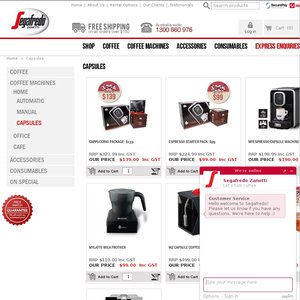 50%OFF Segafredo Capsule Coffee Machine Packages Extended Deals and Coupons