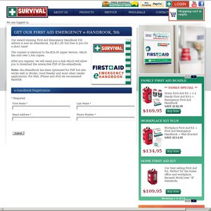 FREE All-New 5th Edition Emergency First Aid eHandbook Deals and Coupons