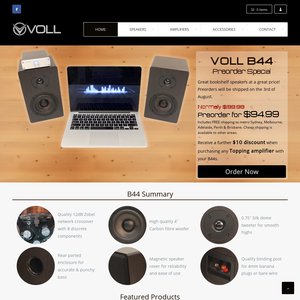 50%OFF Voll B44 Bookshelf Speakers Deals and Coupons