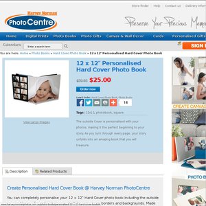58%OFF 12 X 12″ Personalised Hard Cover Photo Book Deals and Coupons