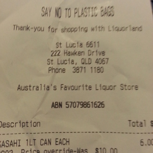 50%OFF Asahi 1L Can Deals and Coupons