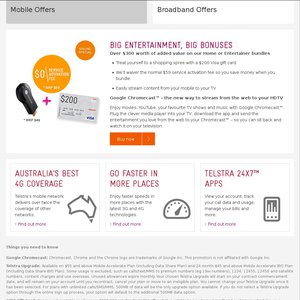 50%OFF Telestra Bundle Deals and Coupons