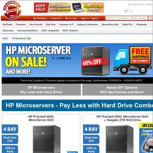 60%OFF HP ProLiant N54L MicroServer NAS, HP ProLiant N54L MicroServer NAS + Seagate 2TB NAS Drive, HP ProLiant MicroServer G8 Gen8 Intel Dual Core G2020T Server NAS, HP ProLiant MicroServer G8 Gen8 Intel Dual Core G1610T Server NAS Deals and Coupons