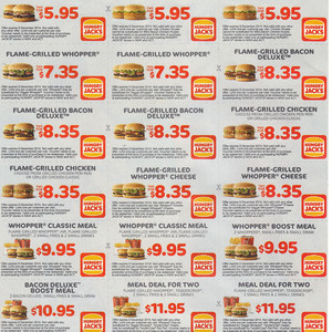 50%OFF Hungry Jack food Deals and Coupons