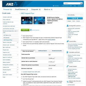 50%OFF Qantas Points for ANZ FF, Platinum & Black Credit Cards Deals and Coupons